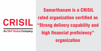 Samarthanam is a CRISIL Rated organization