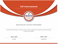 CAF International Validated Organization