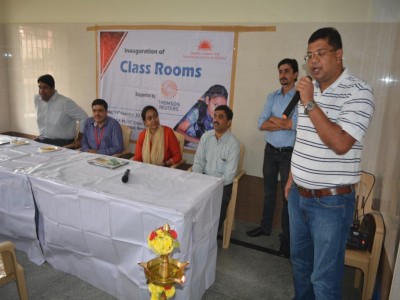 Class room inauguration by Thomson Reuters