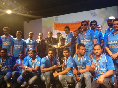 Indian team with consulate
