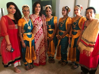 Sunadha at Master Dancer on Colors Super Kannada channel