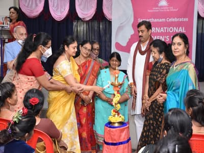 Women's day at samarthanam Trust