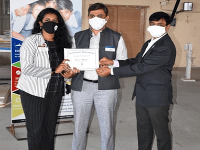 Charter ceremony of Samarthanam Toastmasters Club