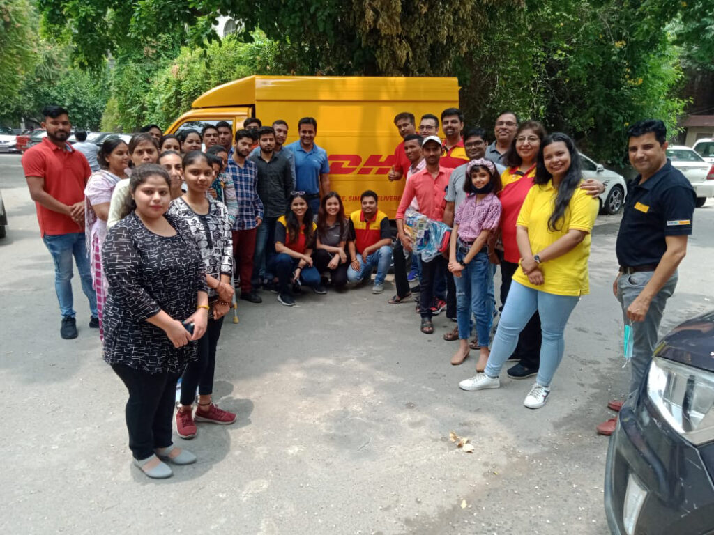 Mr. Nadeem Khan, Sr. HR DHL Express and team visited Delhi branch Samarthanam-4
