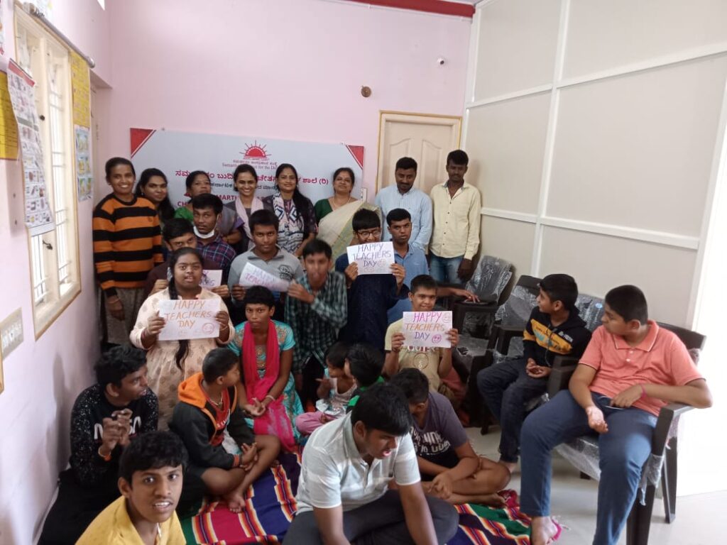 Teacher's day was celebrated in Mysore ID school-1