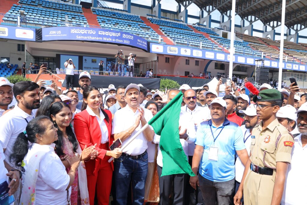 Samarthanam Walkathon for the Disabled was held at Kanteerva Stadium-1