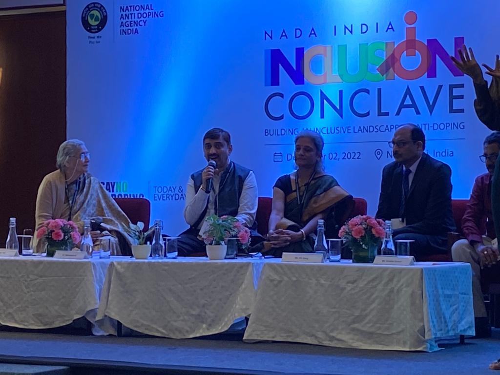 The National Anti-Doping Agency (NADA India) On December 2, 2022 organized an Inclusion Conclave to increase the emphasis on anti-doping processes and education for athletes with disabilities-1