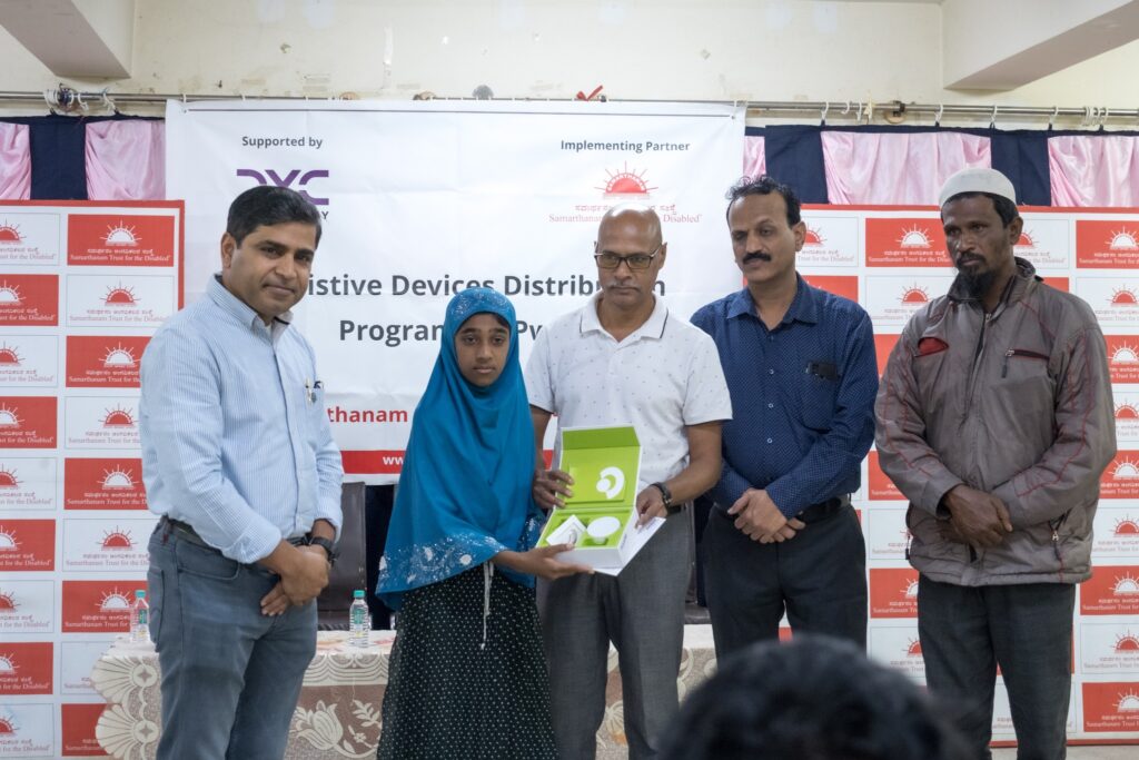 Samarthanam Trust, in partnership with DXC Technology, is distributing Assistive Device for People with Disabilities (PwDs) PAN India-4