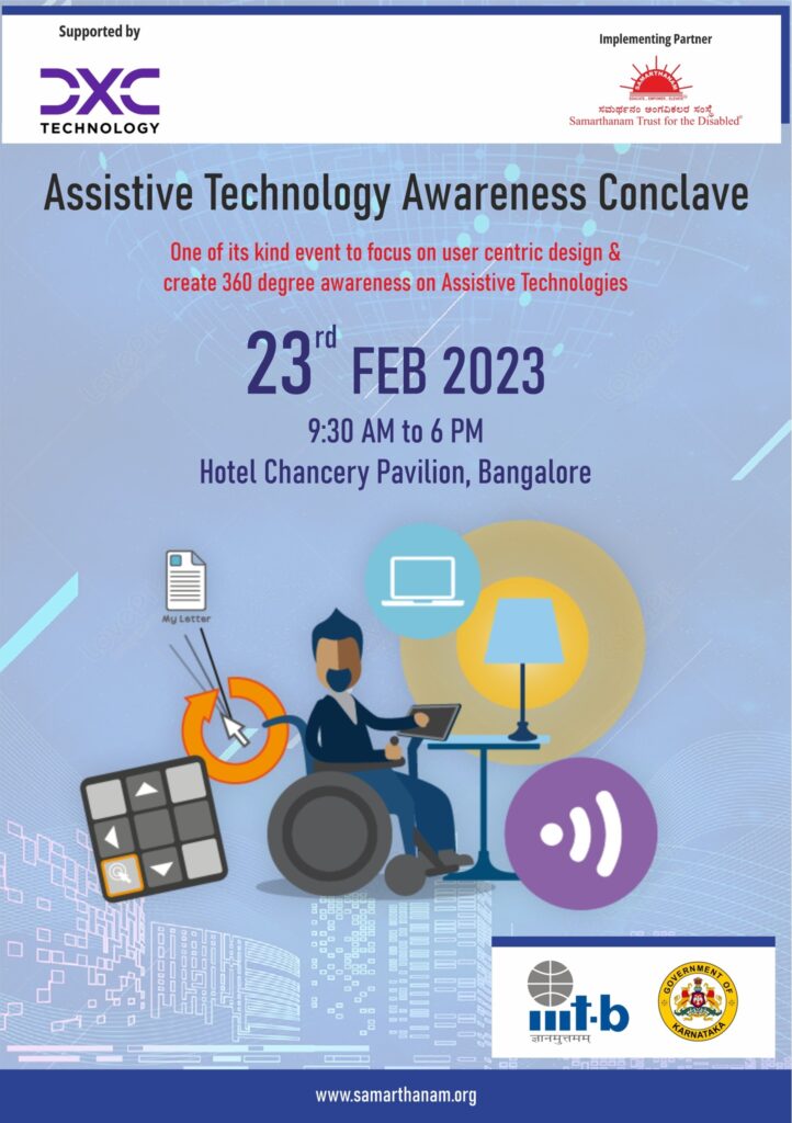 Welcome to Samarthanam's Awareness Conclave on Assistive Technology for People with Disabilities