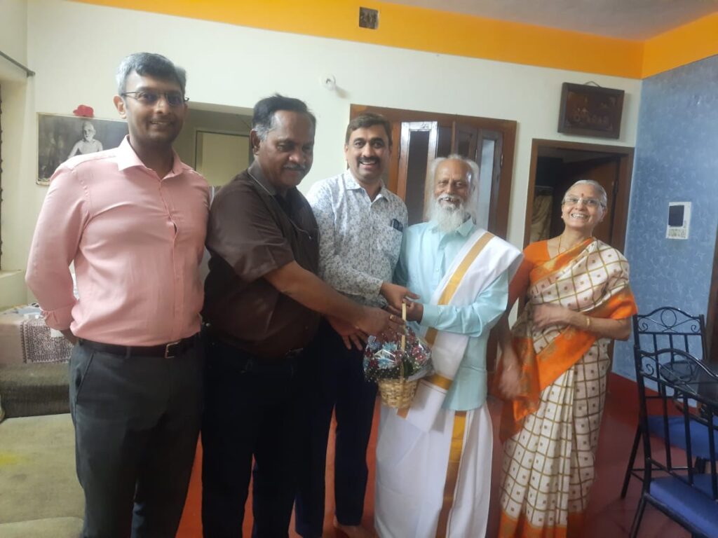Happy 81st Birthday to Master T.V Srinivasan, Shree Ramana Maharshi Academy For The Blind on behalf of Dr Mahantesh G Kivadasannavar