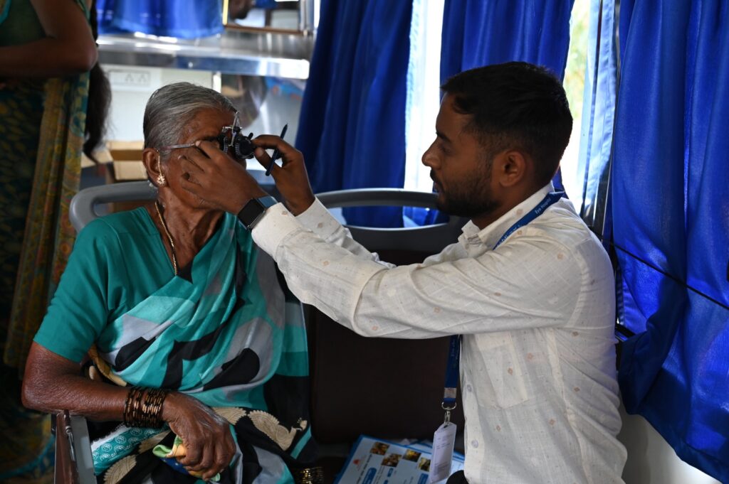Samarthanam Trust, in partnership with TE Connectivity, successfully organized a Health Camp at Bashettihalli-1