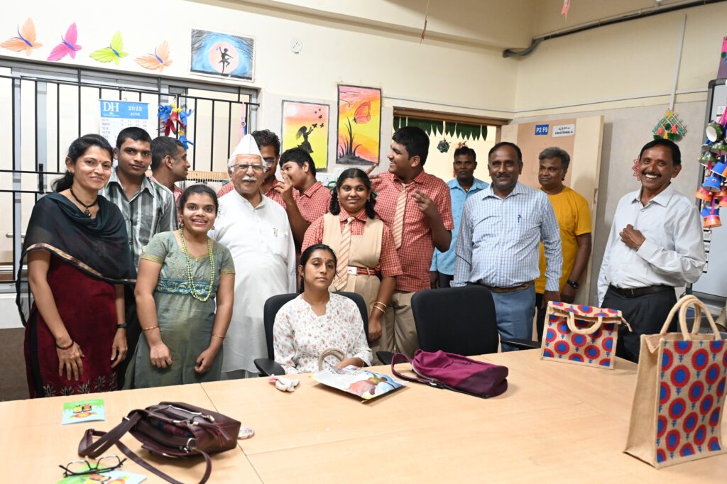Shri Chandrakant Bellad, former MLA, at Samarthanam- HSR Layout-1