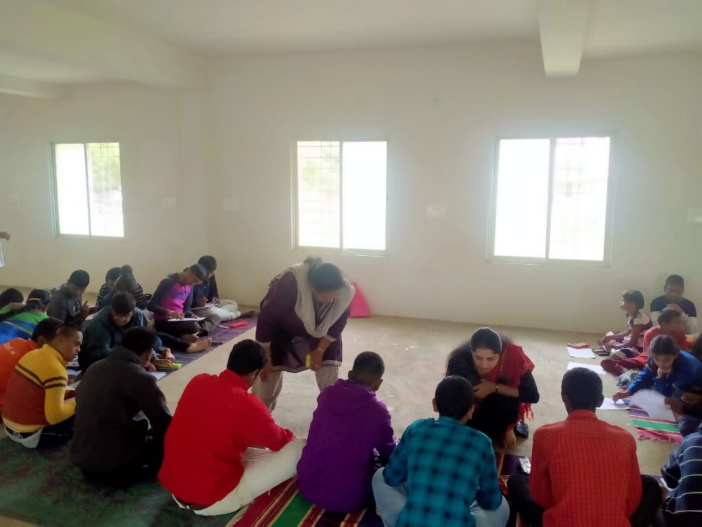 Art therapy and music therapy at the Mysore Intellectually Disabled School