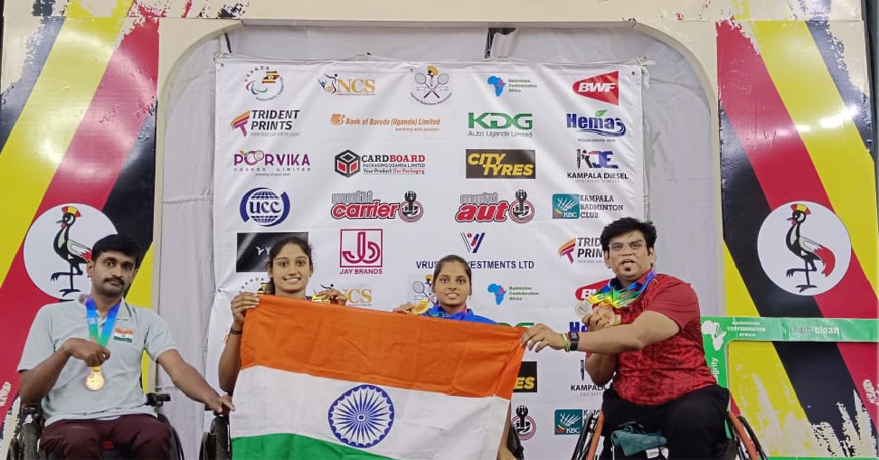 Ms. Pallavi, a locomotor disabled girl, represented India in the Para-Badminton International Tournament-1