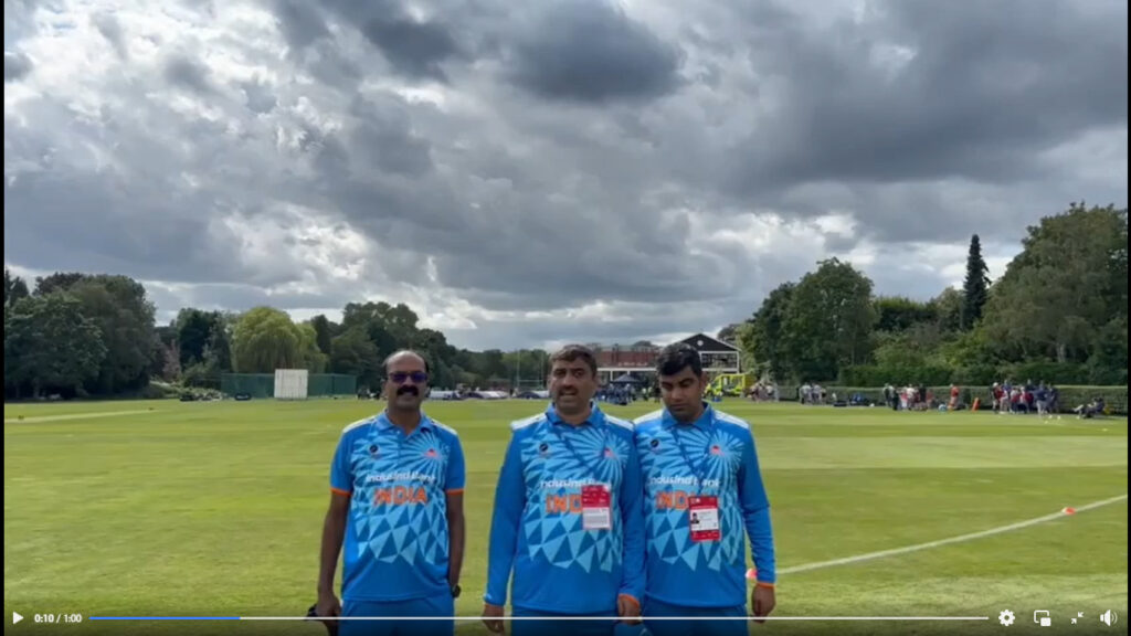 Chairman Dr. Mahantesh G K has a special message before IBSA World Games 2023