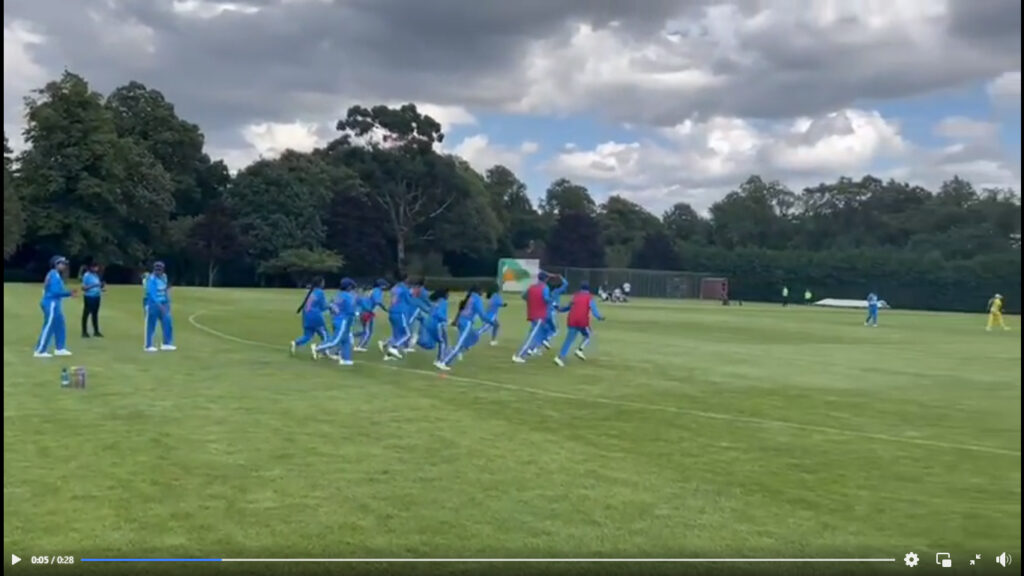Indias Womens Blind Cricket Team has etched history with their first-ever victory at the World Blind Games