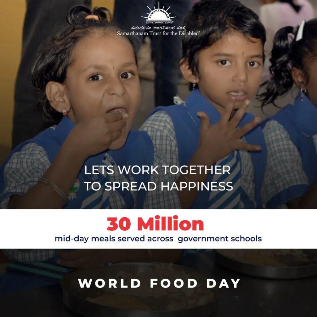 30 million nutritious mid-day meals served across government schools