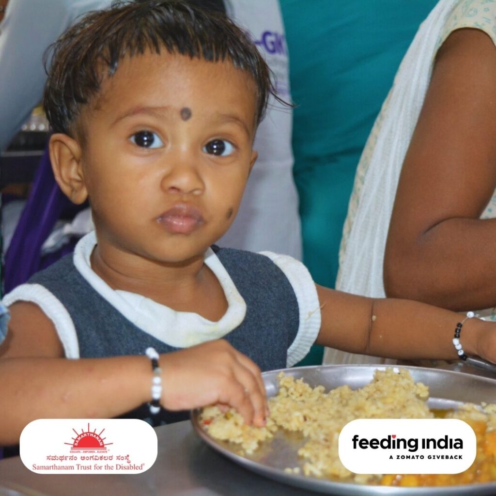 Samarthanams Daily Feeding Program - Join us in our mission