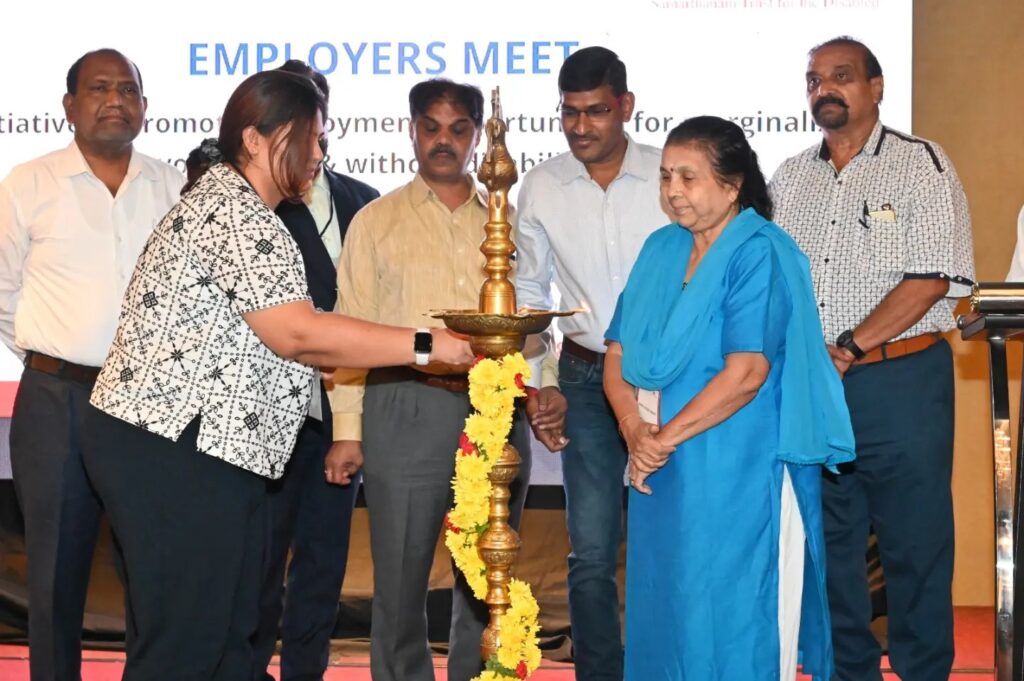 Samarthanam Trust for the Disabled successfully concluded the EMPLOYERS MEET at the Grand Mercure Hotel Bengaluru today-2