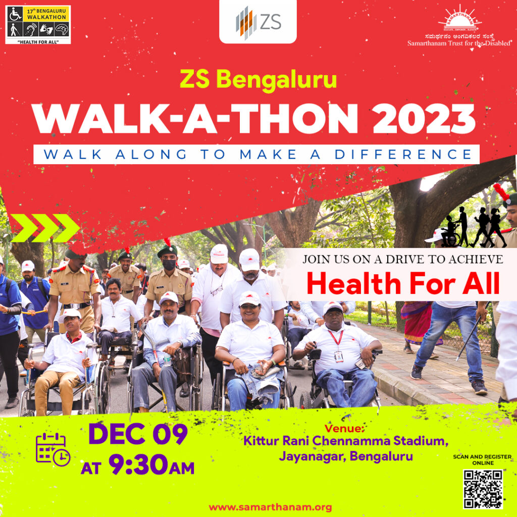 Few days left for ZS BENGALURU WALK-A-THON 2023