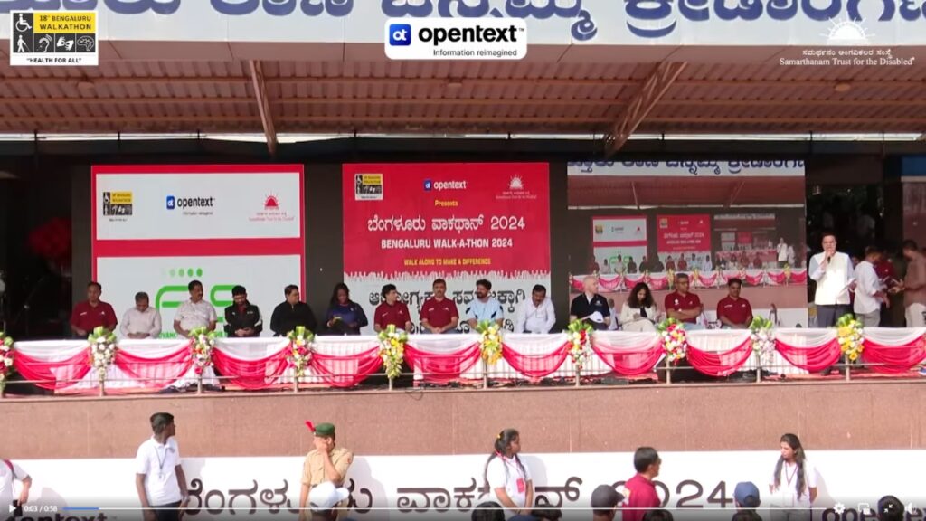 OpenText Bengaluru WALK-A-THON 2024