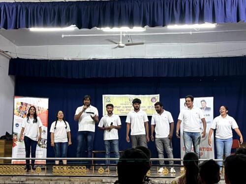 An Eye Donation Camp was organized as a part of World Eye Donation Day today at Vivekananda Hall, Mahajana P U College, Mysore-2