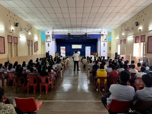 An Eye Donation Camp was organized as a part of World Eye Donation Day today at Vivekananda Hall, Mahajana P U College, Mysore-3