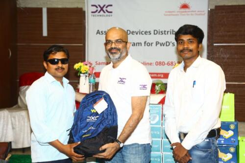 Assistive Aids Distribution program organized by Samamrthanam Trust in collaboration with DXC Technology, for People with Disabilities (PwDs) in Chennai-2