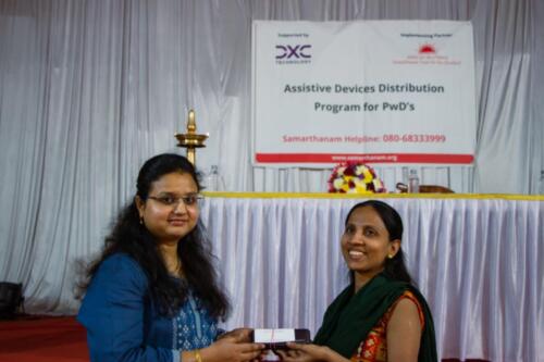 Assistive aids distributed to people with disabilities in Mumbai collaboration with DXC Technology-2