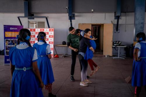 BYJU'S is empowering young women from classes 5–10 in Samarthanam Trust through a self-defense workshop-8