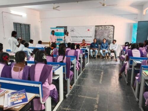 DXC in partnership with Samarthanam Trust launched the Hearing Screening Camp at ZP High School Chilamatur Andhra Pradesh-1