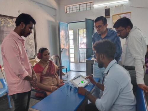 DXC in partnership with Samarthanam Trust launched the Hearing Screening Camp at ZP High School Chilamatur Andhra Pradesh-3