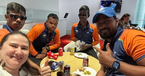 Dr Mahantesh G Kivadasannavar and Blind Cricket team special visit to the Oracle UK Office-4