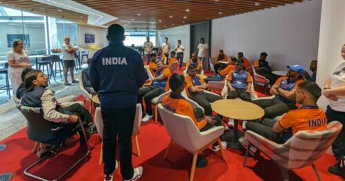 Dr Mahantesh G Kivadasannavar and Blind Cricket team special visit to the Oracle UK Office-5