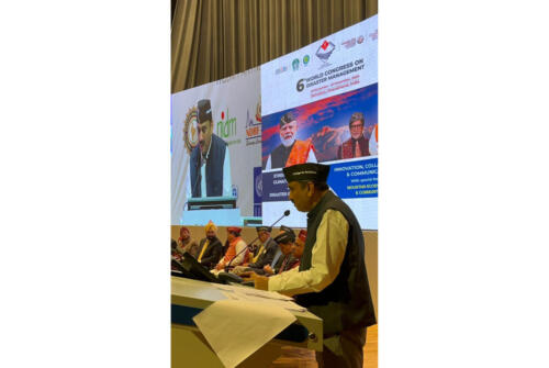 Dr. Mahantesh G Kivadasannavar was an honoured guest at the prestigious 6th World Congress on Disaster Management (6th WCDM)-1