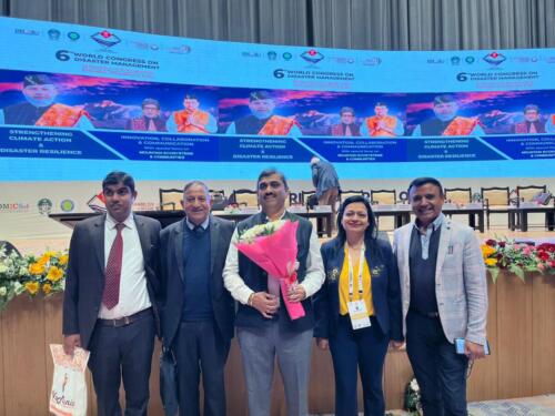 Dr. Mahantesh G Kivadasannavar was an honoured guest at the prestigious 6th World Congress on Disaster Management (6th WCDM)-4