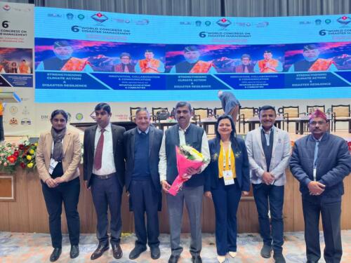 Dr. Mahantesh G Kivadasannavar was an honoured guest at the prestigious 6th World Congress on Disaster Management (6th WCDM)-5