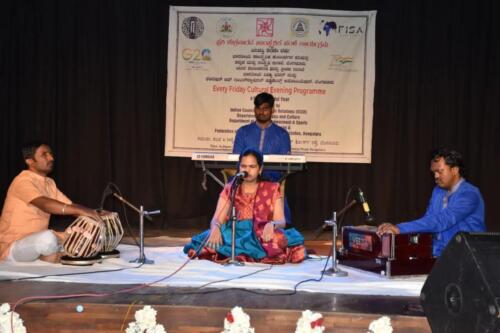 Grateful for the chance to showcase our Sunadha teams musical and dance talents at Bharatiya Vidhya Bhavan Bangalore-2