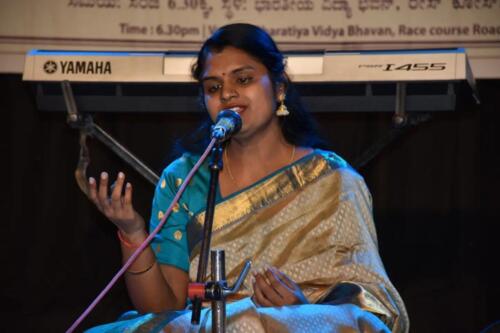 Grateful for the chance to showcase our Sunadha teams musical and dance talents at Bharatiya Vidhya Bhavan Bangalore-3