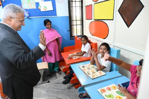 Hon. Justice B S Patil, Lokayukta, State of Karnataka visits Samarthanam-5