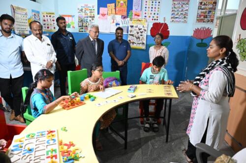 Hon. Justice B S Patil, Lokayukta, State of Karnataka visits Samarthanam-6