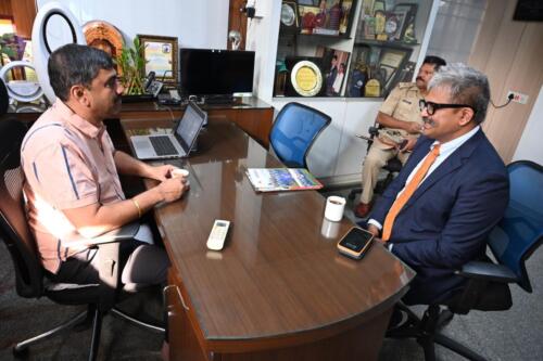 Honoured for the heartwarming visit of C.K. Baba Sir Deputy Commissioner of Police South-East division Bengaluru City Police-7