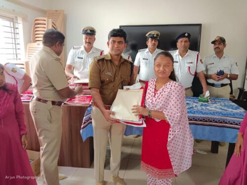 Honoured for the heartwarming visit of Shri. Shiva Prakash Devaraju DCP Traffic South Bengaluru City-3