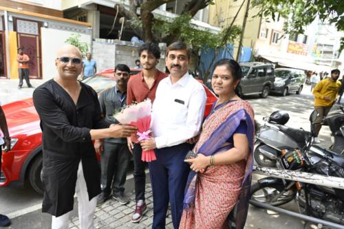 Indrajit Lankesh of Kannada and Hindi cinema, celebrated his 47th birthday at Samarthanam Bengaluru-1