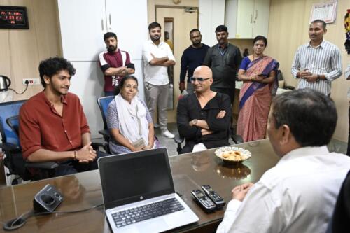 Indrajit Lankesh of Kannada and Hindi cinema, celebrated his 47th birthday at Samarthanam Bengaluru-6