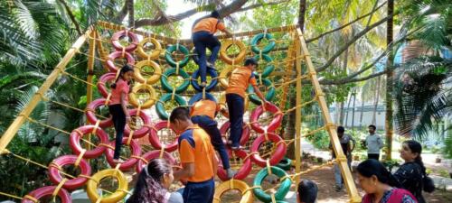 Intellectually disabled (ID) students of Samarthanam Mysore School went on a delightful trip to New Sharada Resort in Mysore-3