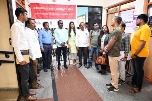 Job fair for Youth with Disabilities was held on 23rd July 2022 at HSR Layout Bengaluru-7
