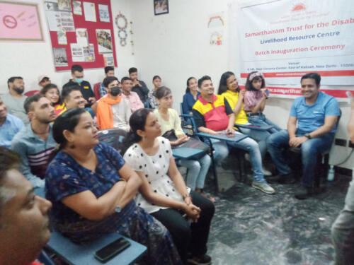 Mr. Nadeem Khan, Sr. HR DHL Express and team visited Delhi branch Samarthanam-3