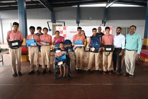 OPTUM organized a successful CSR activity in association with Samarthanam ID School-4