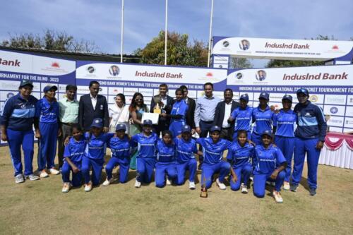 Odisha Womens won by 8 wickets in Finals of IndusInd Bank Women’s National T20 Cricket Tournament for the Blind 2023-7